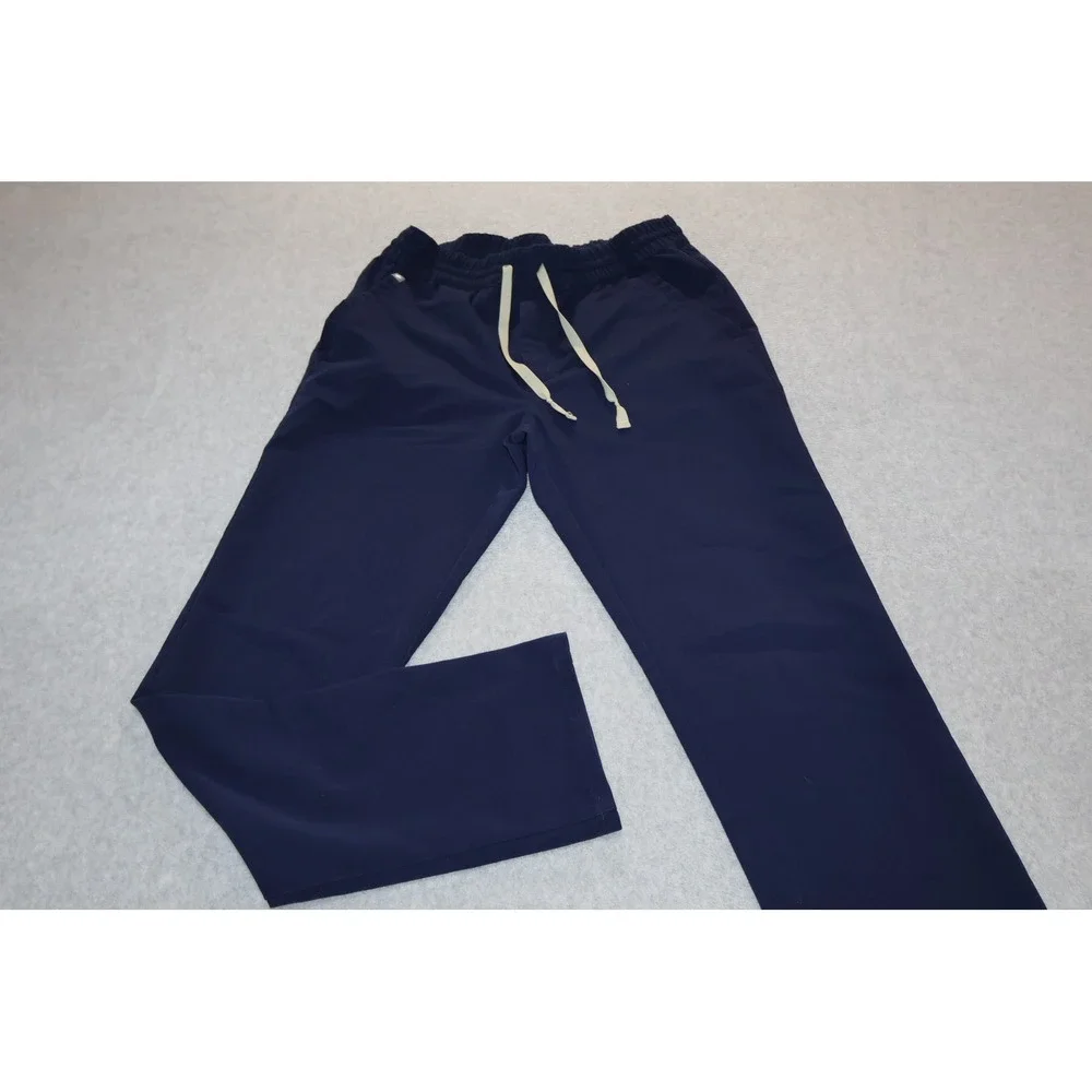 FIGS Scrub Pants Mens Small Navy Blue Technical Collection Drawstring Pockets